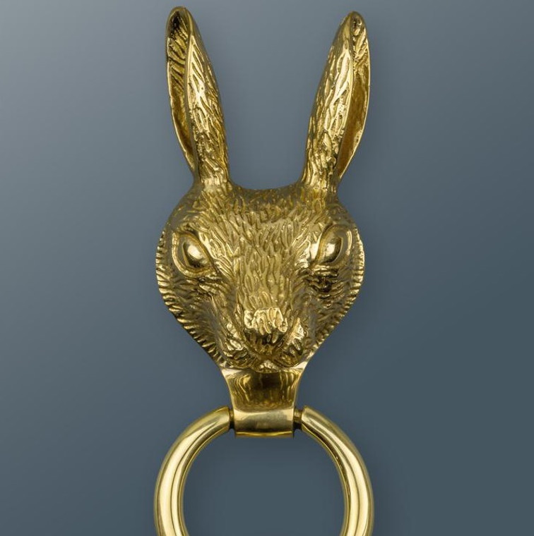 Brass Hare Door Knocker