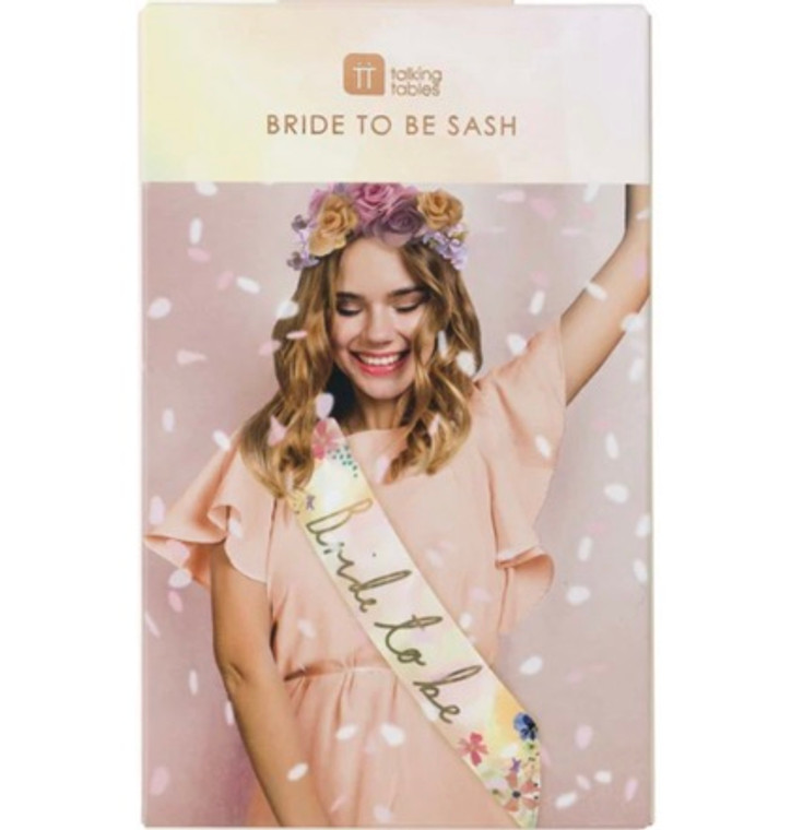 Bride To Be Sash