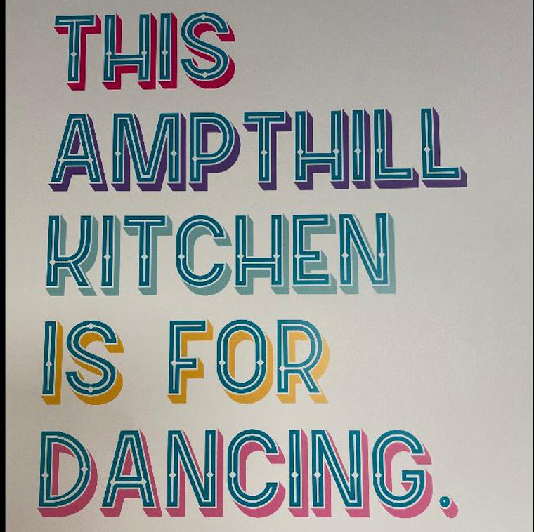 This Ampthill Kitchen Is For Dancing A3 print