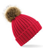 Faux Fur Pop Pom Chunky Beanie Beechfield - BB412