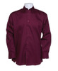 Long Sleeve Oxford Shirt Kustom Kit Burgundy