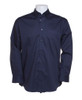 Long Sleeve Oxford Shirt Kustom Kit Midnight Navy