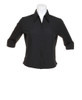 Ladies Continental Blouse (3/4 Sleeve) Kustom Kit Black