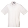 Men's Short Sleeve Poplin Shirt White