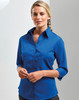 Ladies 3/4 Sleeve Poplin Blouse  - PR305