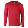 Gildan Ultra Cotton Long Sleeve T-Shirt Red