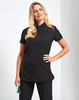 Premier Ladies Mika Short Sleeve Tunic Black PR681