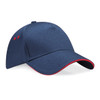 Beechfield® Ultimate Cotton Cap with Sandwich Peak BB15C