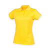 Henbury Ladies Coolplus® Polo Shirt H476 Yellow