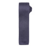 Premier Slim Knitted Tie Steel
