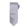Premier Micro Dot Tie Silver / White