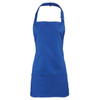 2 in 1 Bar and Bib Apron Royal Blue