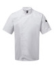 Premier Short Sleeve Zipped Chef's Jacket - PR906