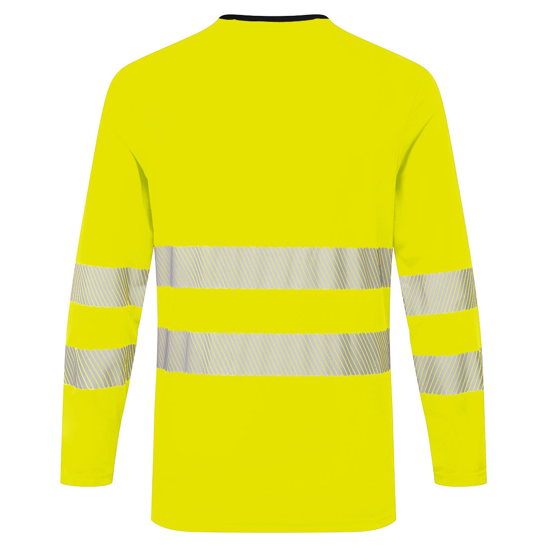 DANSKIN×UJOH　LONG SLEEVE SHIRTS パウダーイエロー Portwest DX4 Hi-Vis T-Shirt Long Sleeve T-Shirt - DX416 - Direct