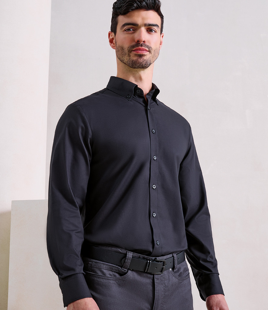 Premier Supreme Long Sleeve Oxford Shirt - PR284 - Direct Workwear