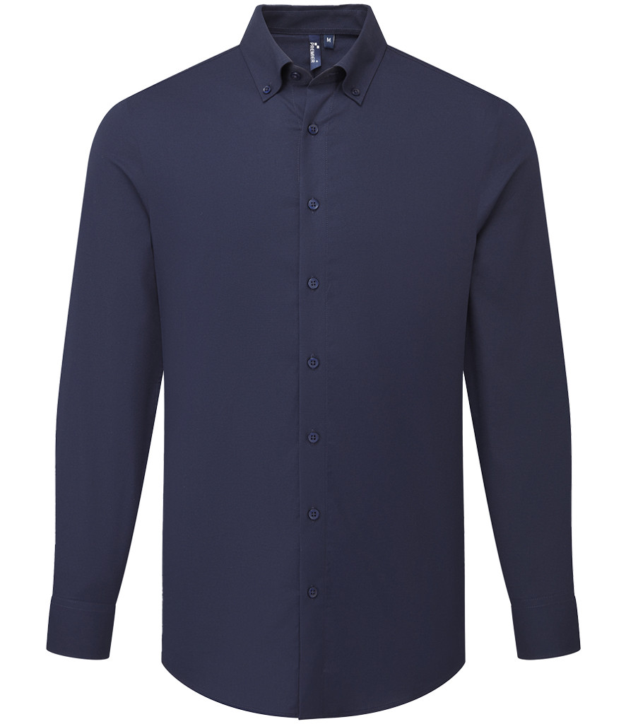 Premier Supreme Long Sleeve Oxford Shirt - PR284 - Direct Workwear