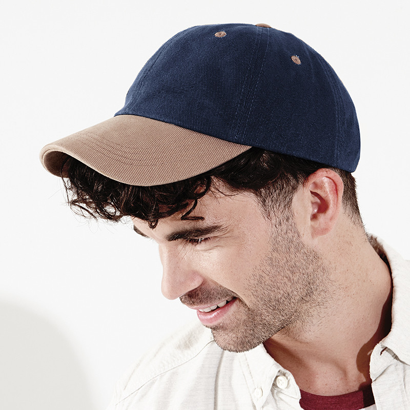 Beechfield® Heavy Brushed Low Profile Cap BB57 Direct Workwear