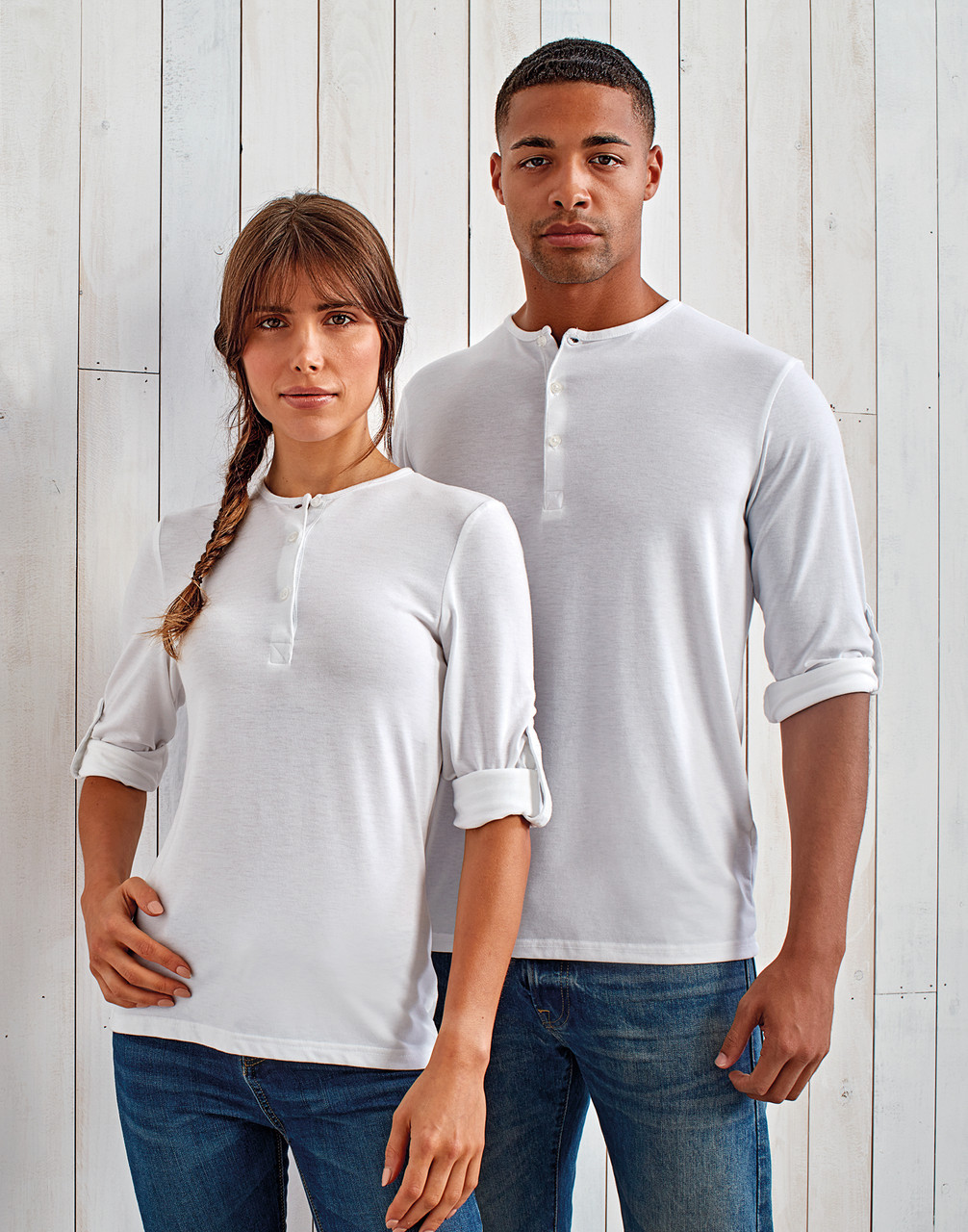 Premier Long John Roll Sleeve T-Shirt PR218 - Direct Workwear