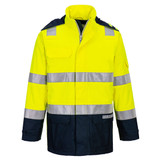 Portwest NEW FR605 & FR410 Bizflame Rain+ Hi-Vis Light Arc Jacket & Trousers - Now In Stock