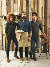 We love the new Artisan Range of hospitality garments. 