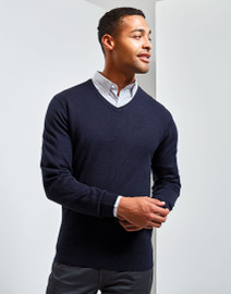 Premier Essential Acrylic V Neck Sweater - PR400