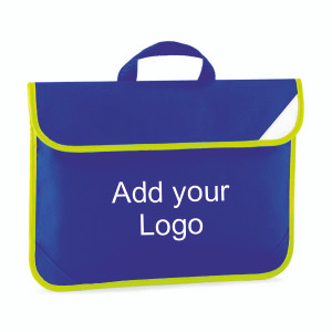 Printed Quadra Enhanced-Viz Book Bag - QD452 Printed Quadra Enhanced-Viz Book Bag - QD452