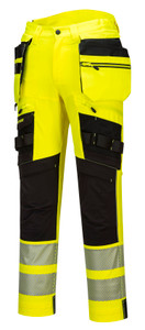 Portwest DX4™ Hi-Vis Detachable Holster Pocket Trousers - DX442 Portwest DX4™ Hi-Vis Detachable Holster Pocket Trousers - DX442