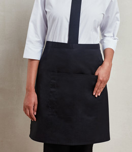 Premier 'Colours' Mid Length Apron with Pocket - PR141 Premier 'Colours' Mid Length Apron with Pocket - PR141
