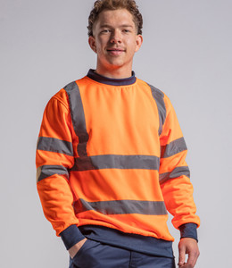 Pro RTX High Visibility Two Tone Sweatshirt - RX730 Pro RTX High Visibility Two Tone Sweatshirt - RX730