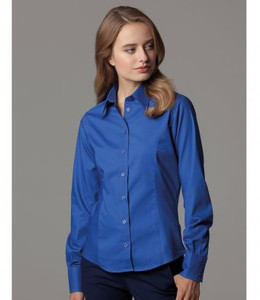 Long Sleeve Oxford Blouse Kustom Kit K702 Long Sleeve Oxford Blouse Kustom Kit K702