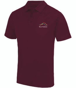 Team Tutsham Polo Shirt JC040B Burgundy - Kids