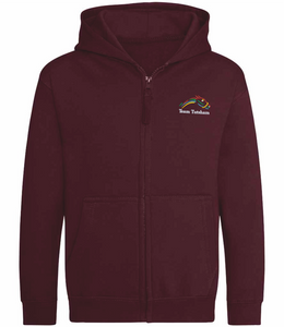 Team Tutsham Zip Hoody JH0050B Burgundy - Kids Team Tutsham Zip Hoody JH0050B Burgundy - Kids