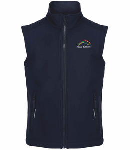 Team Tutsham Kids Ablaze Soft Shell Navy Bodywarmer RG331