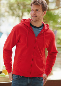 Fruit of the Loom Zip Hooded Sweatshirt SS16 Fruit of the Loom Zip Hooded Sweatshirt SS16