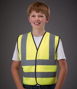Children's Hi-Vis Safety Waistcoat YK102B
