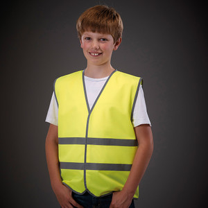 Children''s Hi Vis Waistcoat Yellow - Perosnalise with your club logo Children''s Hi Vis Waistcoat Yellow - Perosnalise with your club logo