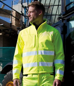 Result High Viz Soft Shell Jacket RS117