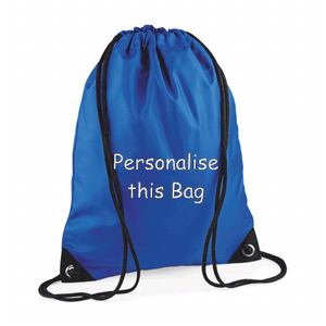 PE Gymsac - Option to personalise with a name or Initials PE Gymsac - Option to personalise with a name or Initials