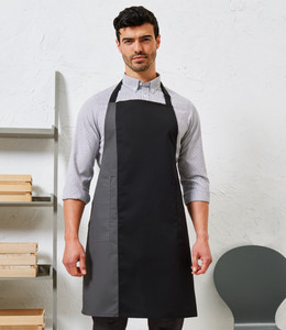Contrast Bib Apron - PR162 Contrast Bib Apron - PR162