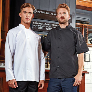 Premier Essential Short Sleeve Chef's Jacket - PR900 Premier Essential Short Sleeve Chef's Jacket - PR900