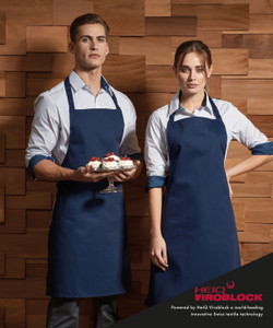 Premier HeiQ Viroblock Bib Apron - PR996 Premier HeiQ Viroblock Bib Apron - PR996