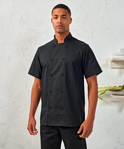 Premier Coolchecker® Short Sleeve Chef's Jacket - PR902 Premier Coolchecker® Short Sleeve Chef's Jacket - PR902