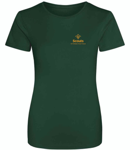 Adult Lady Fit  T-Shirt - 1st Scholes Scout Group 