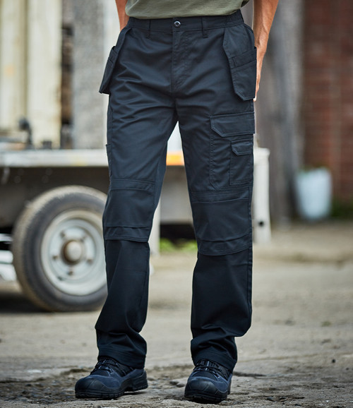 Work trousers with knee pads