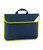 Quadra Enhanced-Viz Book Bag  - QD452 Plain No Logo