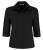 K715 Kustom Kit Ladies Continental Blouse 3/4 sleeve Black Front