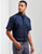 Premier Men's Short Sleeve Poplin Shirt - Navy