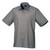 Men's Short Sleeve Poplin Shirt Dark Grey