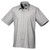 Men's Short Sleeve Poplin Shirt Silver