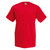 Fruit of the Loom V Neck Value T-Shirt Red